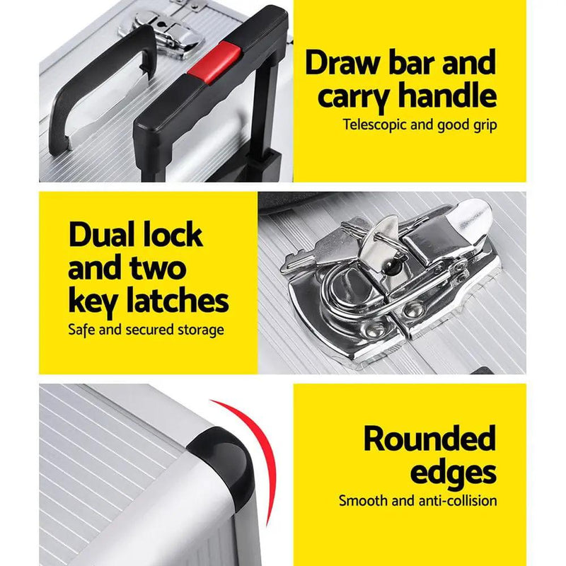 Giantz 786pcs Tool Kit Trolley Case Mechanics Box Toolbox Portable DIY Set by SportZone.co.nz