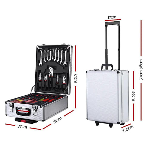 Giantz 786pcs Tool Kit Trolley Case Mechanics Box Toolbox Portable DIY Set by SportZone.co.nz
