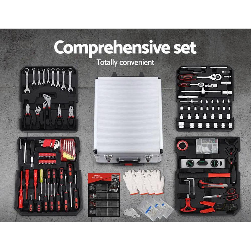 Giantz 786pcs Tool Kit Trolley Case Mechanics Box Toolbox Portable DIY Set by SportZone.co.nz