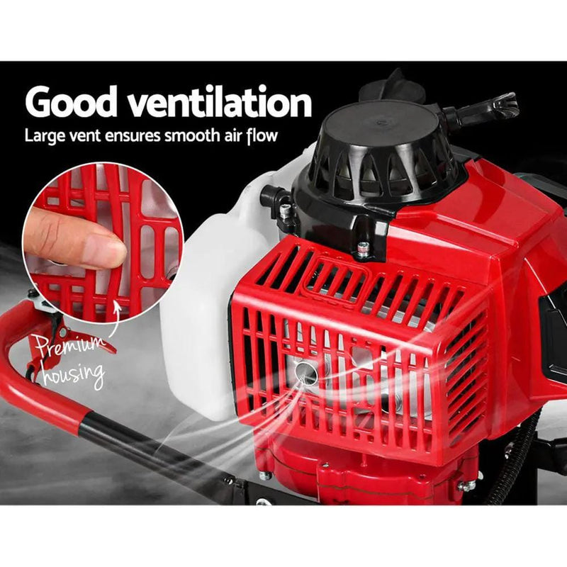 SportZone.co.nz Tools > Power Tools > Outdoor Power Equipment Giantz 80CC Petrol Post Hole Digger Motor Only Engine Red Giantz 80CC Petrol Post Hole Digger Motor Only Engine Red