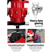 SportZone.co.nz Tools > Power Tools > Outdoor Power Equipment Giantz 80CC Petrol Post Hole Digger Motor Only Engine Red Giantz 80CC Petrol Post Hole Digger Motor Only Engine Red