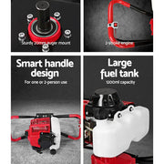 SportZone.co.nz Tools > Power Tools > Outdoor Power Equipment Giantz 80CC Petrol Post Hole Digger Motor Only Engine Red Giantz 80CC Petrol Post Hole Digger Motor Only Engine Red