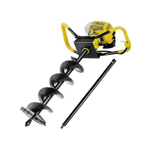 Giantz 80CC Post Hole Digger 200mm Petrol Drill Auger Extension Bits by SportZone.co.nz