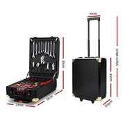 Giantz 816pcs Tool Kit Trolley Case Mechanics Box Toolbox Portable DIY Set by SportZone.co.nz