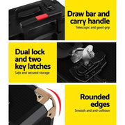 Giantz 816pcs Tool Kit Trolley Case Mechanics Box Toolbox Portable DIY Set by SportZone.co.nz