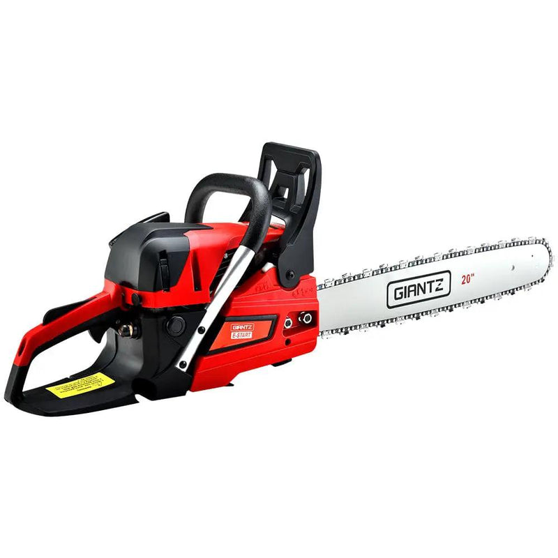 Giantz Chainsaw Petrol 52CC 20" Bar Commercial E-Start Pruning Chain Saw by SportZone.co.nz