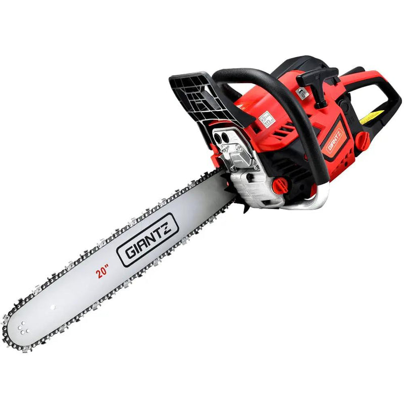 Giantz Chainsaw Petrol 52CC 20" Bar Commercial E-Start Pruning Chain Saw by SportZone.co.nz