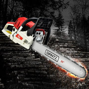 SportZone.co.nz Tools > Industrial Tools Giantz 62cc Petrol Chainsaw With 20 Inch Bar And E Start Giantz 62cc Petrol Chainsaw E Start 20 Inch Bar