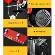 Giantz Electric Hoist Winch 300/600KG Cable 18M Rope Tool Remote Chain Lifting by SportZone.co.nz