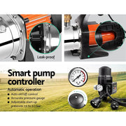 Giantz Garden Water Pump 1500W High Pressure Tank Rain Farm Irrigation Black by SportZone.co.nz