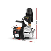 Giantz Garden Water Pump 1500W High Pressure Tank Rain Farm Irrigation Black by SportZone.co.nz