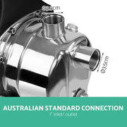 Giantz Garden Water Pump High Pressure 1500W Tank Rain Farm Irrigation House by SportZone.co.nz