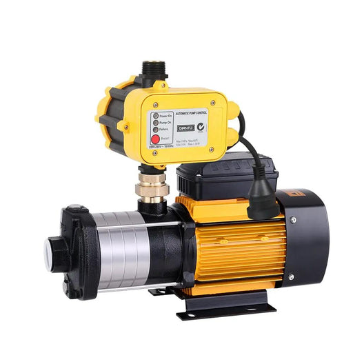 Giantz Garden Water Pump High Pressure 2000W 5-Stage Tank Irrigation Yellow by SportZone.co.nz