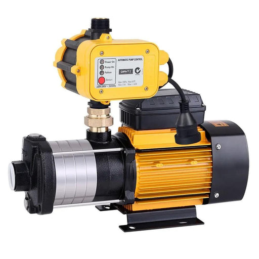 SportZone.co.nz Tools > Pumps > Irrigation Pumps Giantz Garden Water Pump High Pressure 2000W 5-Stage Tank Irrigation Yellow Giantz Garden Water Pump High Pressure 2000W 5-Stage Tank Irrigation Yellow