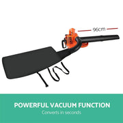 SportZone.co.nz Tools > Power Tools > Outdoor Power Equipment Giantz Petrol Leaf Blower Garden Vacuum Handheld Commercial Outdoor Tool 36CC Giantz Petrol Leaf Blower Garden Vacuum Handheld Commercial Outdoor Tool 36CC