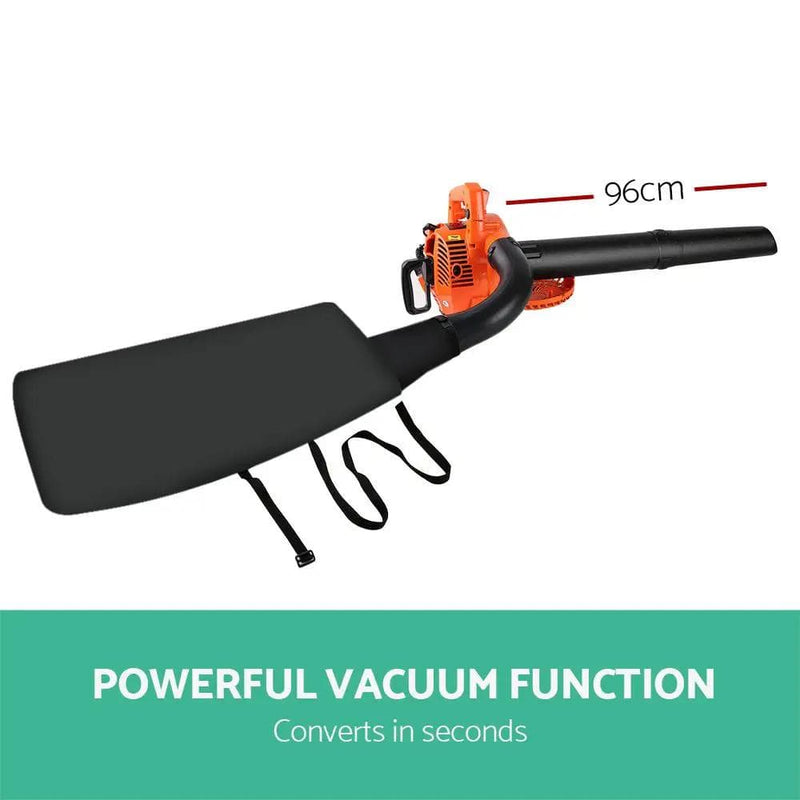 SportZone.co.nz Tools > Power Tools > Outdoor Power Equipment Giantz Petrol Leaf Blower Garden Vacuum Handheld Commercial Outdoor Tool 36CC Giantz Petrol Leaf Blower Garden Vacuum Handheld Commercial Outdoor Tool 36CC