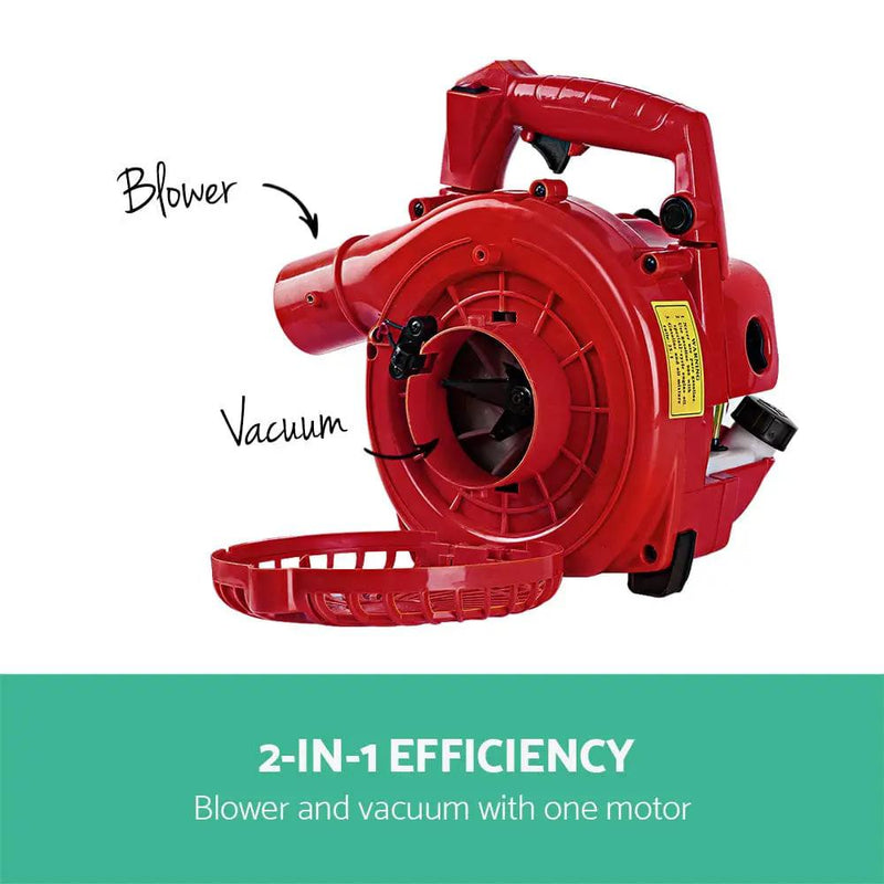 Giantz Petrol Leaf Blower Garden Vacuum Handheld Commercial Outdoor Tool 36CC by SportZone.co.nz