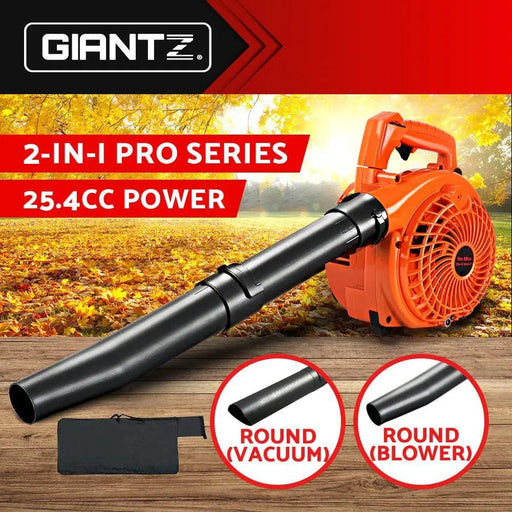 SportZone.co.nz Tools > Power Tools > Outdoor Power Equipment Giantz Petrol Leaf Blower Garden Vacuum Handheld Commercial Outdoor Tool 36CC Giantz Petrol Leaf Blower Garden Vacuum Handheld Commercial Outdoor Tool 36CC