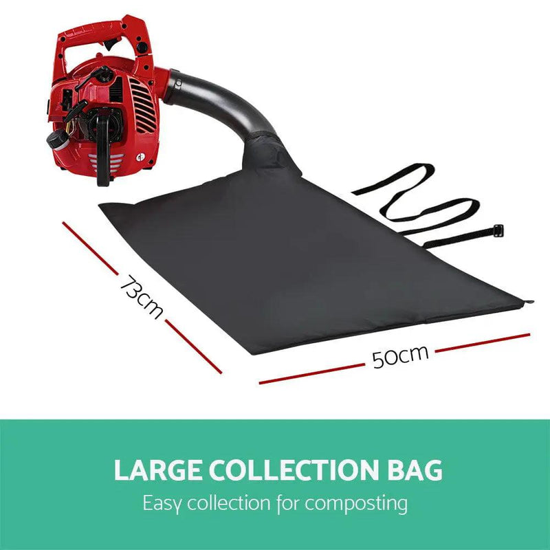 Giantz Petrol Leaf Blower Garden Vacuum Handheld Commercial Outdoor Tool 36CC by SportZone.co.nz