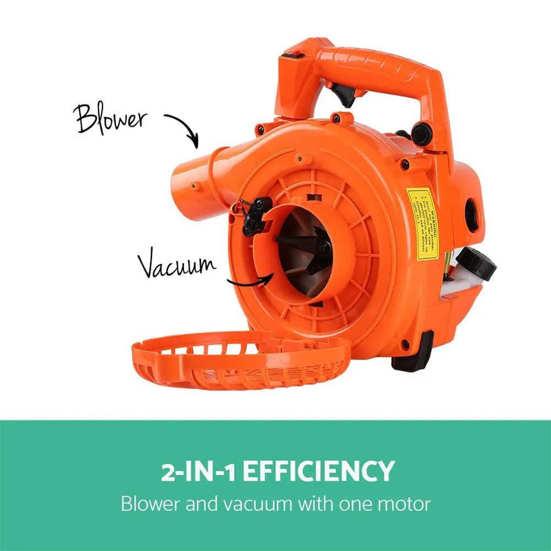 SportZone.co.nz Tools > Power Tools > Outdoor Power Equipment Giantz Petrol Leaf Blower Garden Vacuum Handheld Commercial Outdoor Tool 36CC Giantz Petrol Leaf Blower Garden Vacuum Handheld Commercial Outdoor Tool 36CC