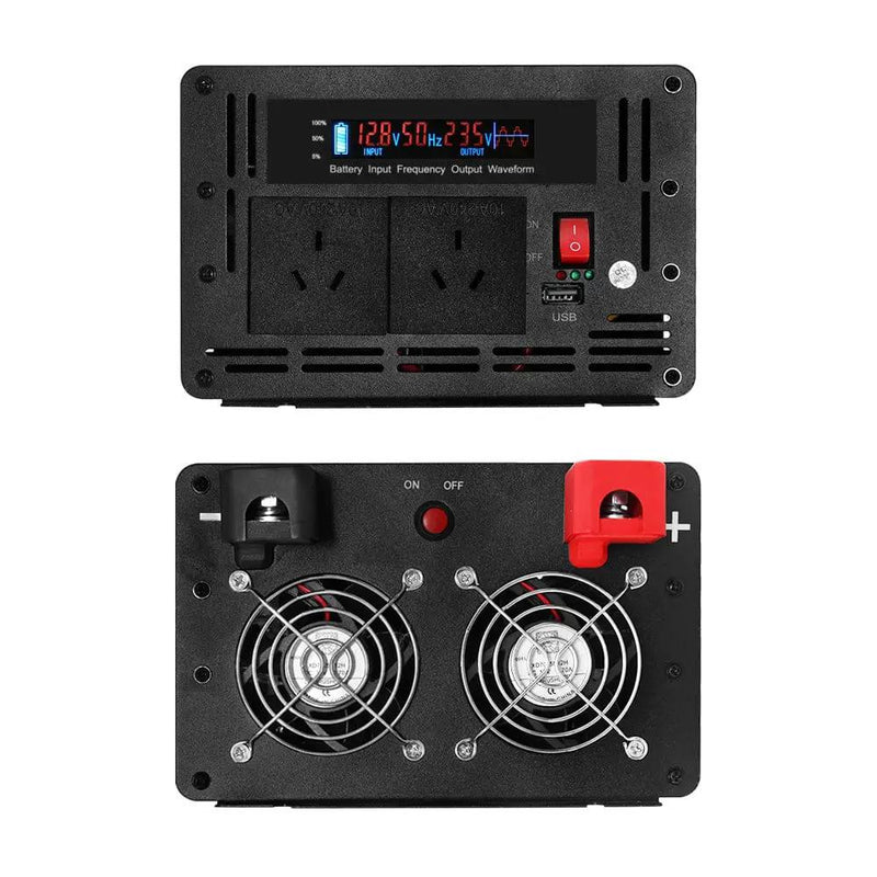 Giantz Power Inverter 3000W or 6000W Pure Sine Wave 12V-240V Camping Boat Caravan by SportZone.co.nz