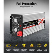 Giantz Power Inverter 3000W or 6000W Pure Sine Wave 12V-240V Camping Boat Caravan by SportZone.co.nz
