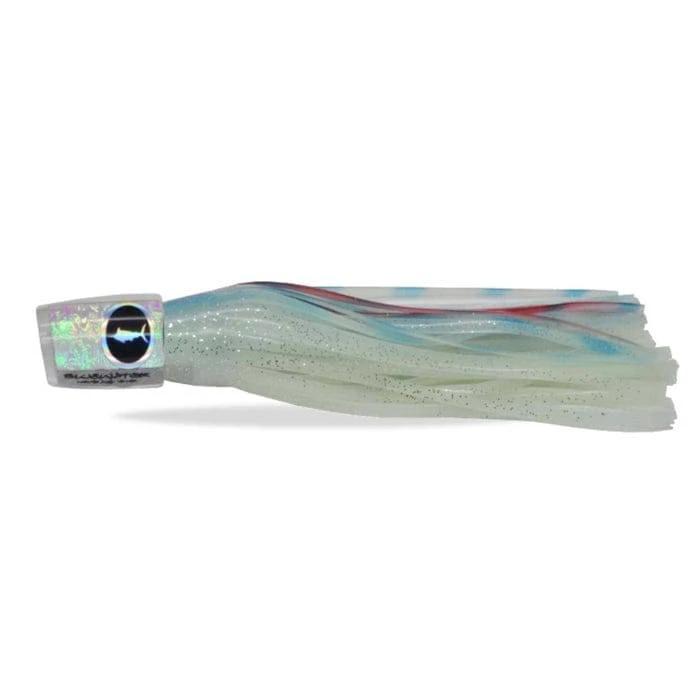 Bluewater Skirt Plunger Lumo with hand poured head and silicone skirt for saltwater fishing.