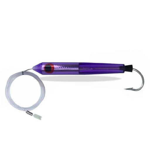 Bluewater Speed Plug Purple with luminous ball and rubber hook lock for high-speed trolling.