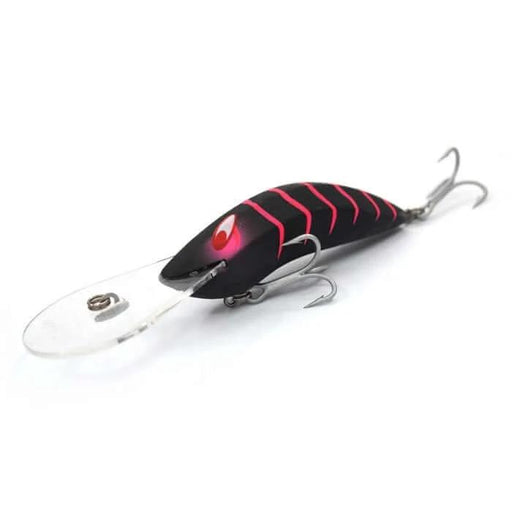 Classic Dr Evil Pink Knight fishing lure designed for deep diving with an oversized bib and sharp hooks.
