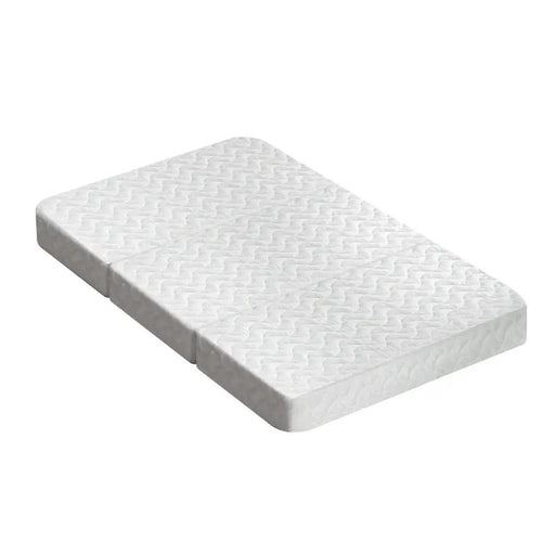 Giselle Bedding Foldable Mattress Folding Foam Cot Bed White by SportZone.co.nz