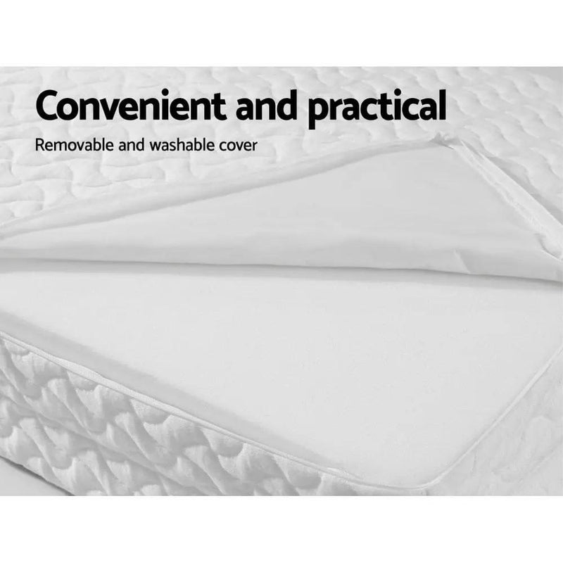 Giselle Bedding Foldable Mattress Folding Foam Cot Bed White by SportZone.co.nz