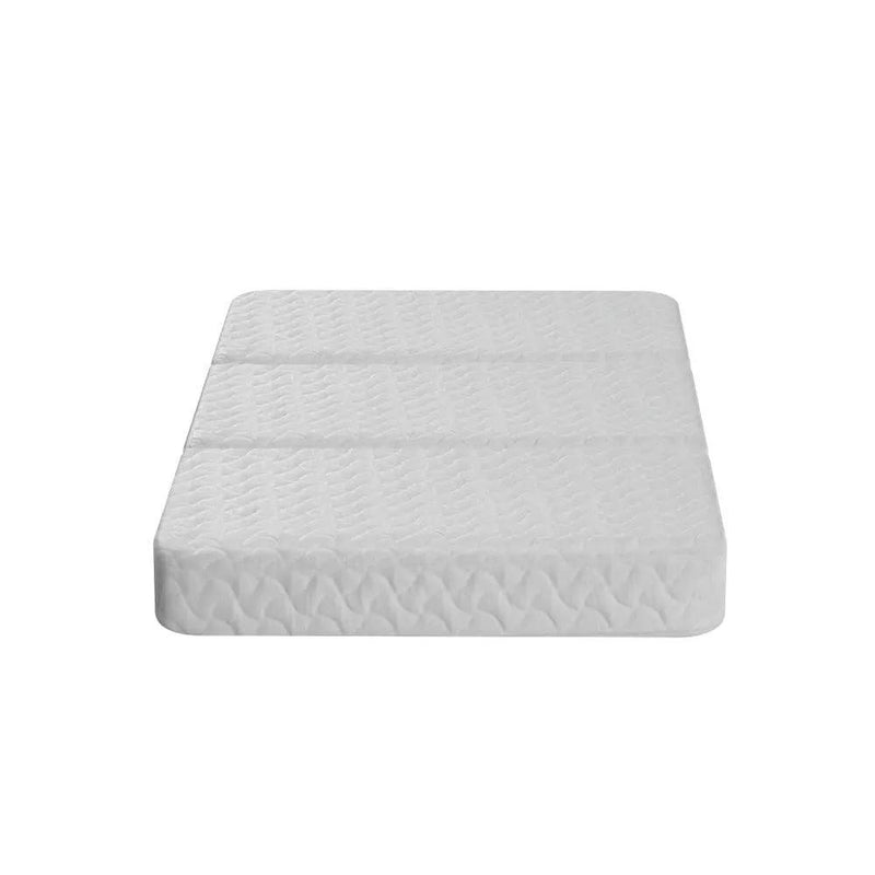 Giselle Bedding Foldable Mattress Folding Foam Cot Bed White by SportZone.co.nz