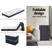 SportZone.co.nz Furniture > Mattresses Giselle Bedding Foldable Mattress Folding Foam Sofa Bed Mat Bamboo Giselle Bedding Foldable Mattress Folding Foam Sofa Bed Mat Bamboo