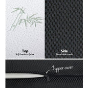 Giselle Bedding Foldable Mattress Folding Foam Sofa Bed Mat Bamboo by SportZone.co.nz