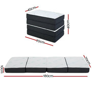 Giselle Bedding Foldable Mattress Folding Foam Sofa Bed Mat Bamboo by SportZone.co.nz