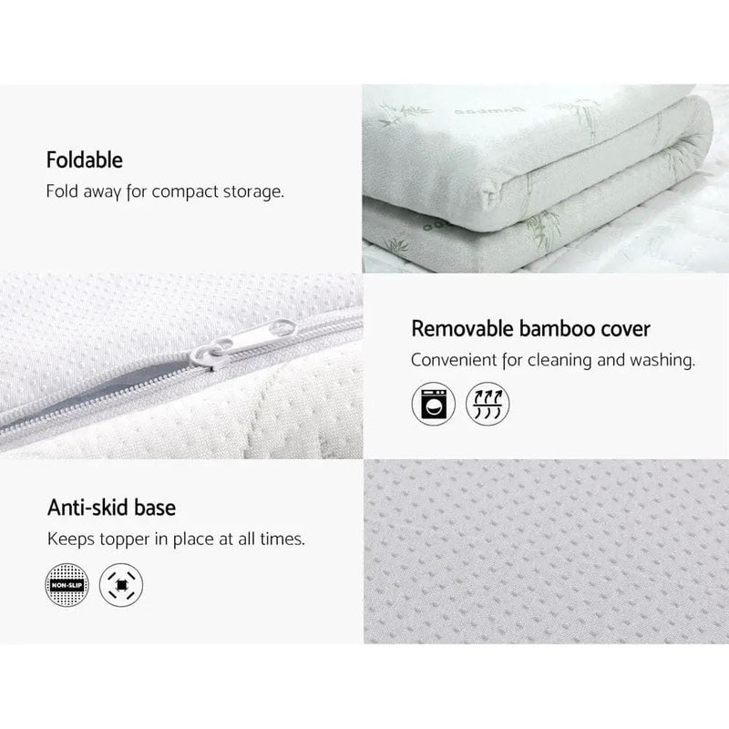 SportZone.co.nz Furniture > Mattresses > Mattress Toppers Giselle Bedding Memory Foam Mattress Topper Cool Gel 8cm Queen Giselle Bedding Memory Foam Mattress Topper Cool Gel 8cm Queen