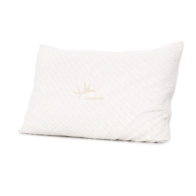 Giselle Bedding Memory Foam Pillow Bamboo Cover Twin Pack by SportZone.co.nz
