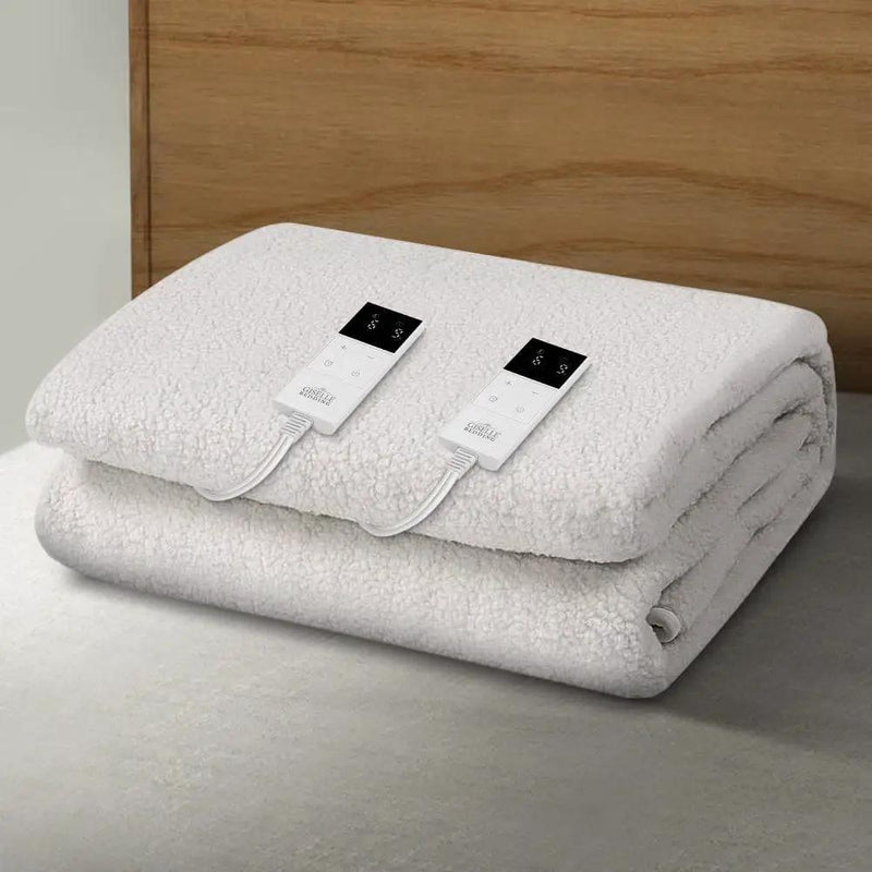 Giselle Bedding Queen Size Electric Blanket Fleece by SportZone.co.nz