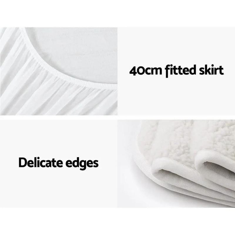 Giselle Bedding Queen Size Electric Blanket Fleece by SportZone.co.nz
