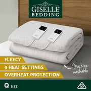 Giselle Bedding Queen Size Electric Blanket Fleece by SportZone.co.nz