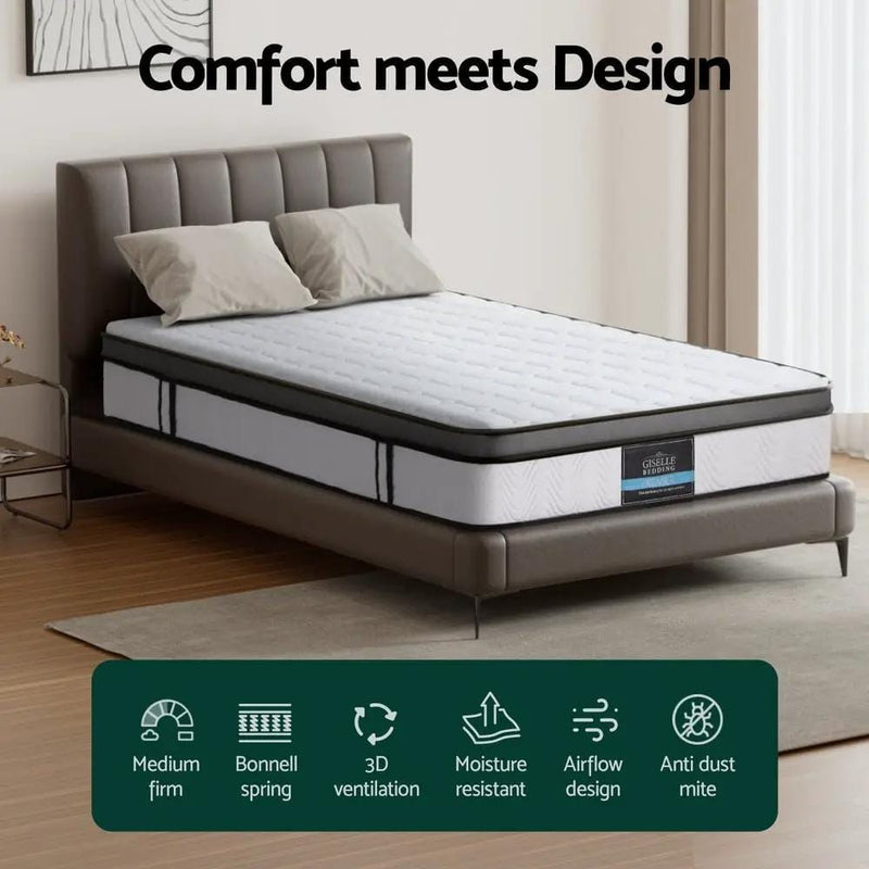 SportZone.co.nz Furniture > Mattresses > Single Mattress Giselle Mattress Cool Gel Foam 25cm Single Giselle Mattress Cool Gel Foam 25cm Single