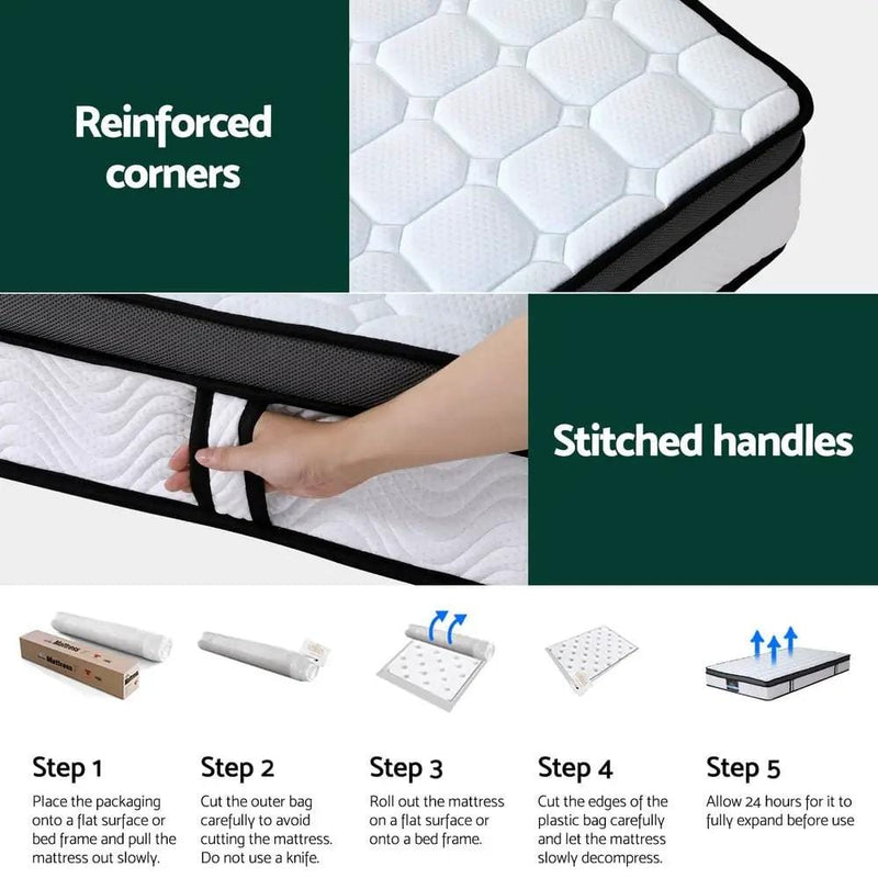 SportZone.co.nz Furniture > Mattresses > Single Mattress Giselle Mattress Cool Gel Foam 25cm Single Giselle Mattress Cool Gel Foam 25cm Single