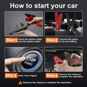 9000A Car Jump Starter & 12V Emergency Battery Booster Charger by Habicare