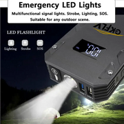 9000A Car Jump Starter & 12V Emergency Battery Booster Charger by Habicare