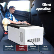 Glacio Camping Fridge 15L Portable Bar Fridges Freezer 12V/24V/240V by SportZone.co.nz