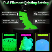 Glow-in-the-Dark PLA 3D Printer Filament 1.75mm (200g) (various colours available) by Habicare