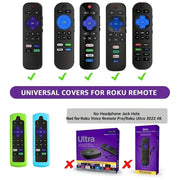 Glow-in-the-Dark Silicone Remote Control Cover with Lanyard by Habicare
