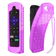 Glow-in-the-Dark Silicone Remote Control Cover with Lanyard by Habicare