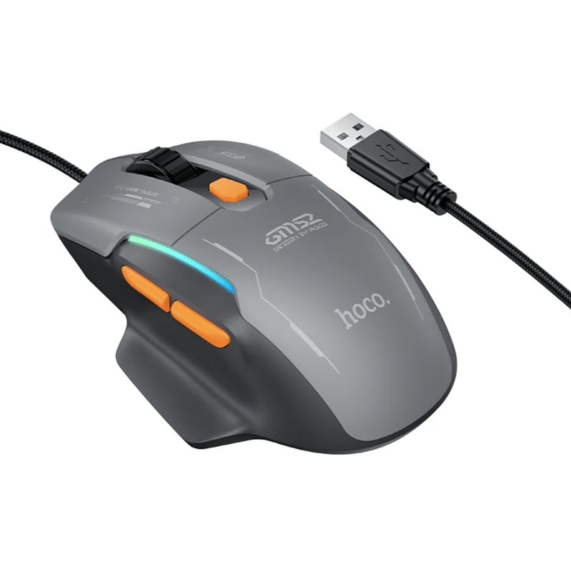 techplus GM52 12800 DPI Wired RGB Gaming Mouse With 6 Buttons GM52 12800 DPI Wired RGB Gaming Mouse with 6 Buttons