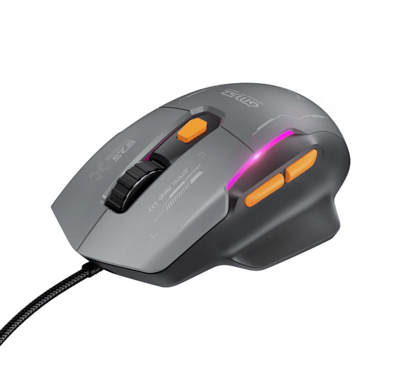 techplus GM52 12800 DPI Wired RGB Gaming Mouse With 6 Buttons GM52 12800 DPI Wired RGB Gaming Mouse with 6 Buttons
